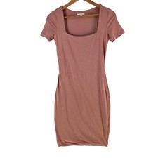 Kookai Dress Womens Size 0 aus 6-8 Pink  Short Sleeve Bodycon 129385