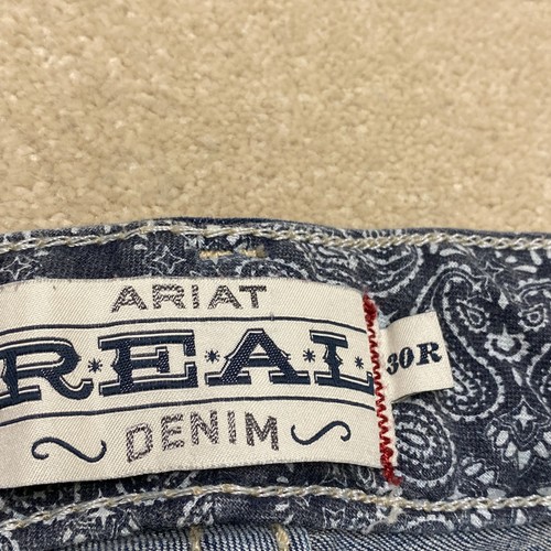 Jeans Ariat bootcut 30x32 donna blu zip-fly cowboy western equitazione - Foto 5 di 14