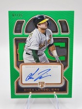 2023 Topps Definitive Shea Langeliers Green Rookie Auto /25 Color Match RC SP 