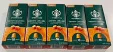 Starbucks Nespresso Original Caramel Flavored Coffee 50 Count BB 09/12/2025 New