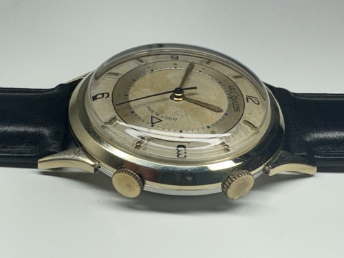 lecoultre 814 wrist alarm swiss watch very clean as is ! read description - Picture 5 of 12
