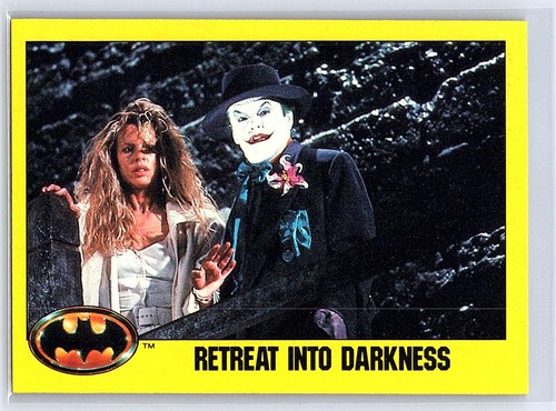 Retreat into Darkness #178 1989 Topps Batman card