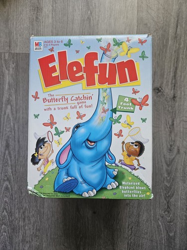 Elefun Butterfly Catching Game Hasbro Milton Bradley (2002) (Tested ...