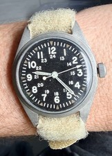Hamilton July 1972 ARMY GG-W-113 MILITARY VIETNAM WAR ORIGINA DIAL HACKING RUNS