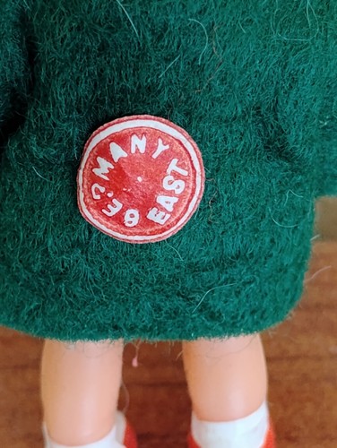 Vintage Tiny German Rubber Baby Doll 1960s Rubber Baby Buggy Bumpers - Picture 6 of 8