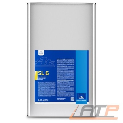 20 L ATE BREMSEN FLÜSSIGKEIT BREMSFLÜSSIGKEIT SL.6 DOT4 BRAKE FLUID 31783399