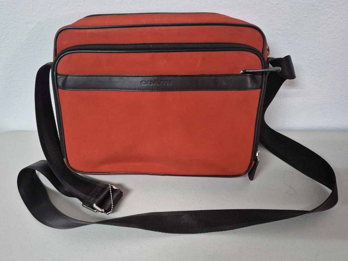 Coach Leather Orange Bags for Men for sale | eBay