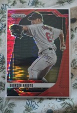 2025 Panini Prizm - Bronson Arroyo, Bronson Arroyo #31 Red Pulsar Prizm /399