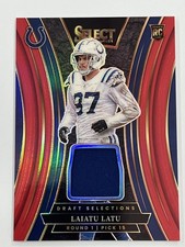 Laiatu Latu 2024 Panini Select - Draft Selection Memorabilia Red Prizm #DSM-LLU