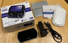 PSP GO 16GB Console - Black - UK PAL - Boxed - Complete VGC
