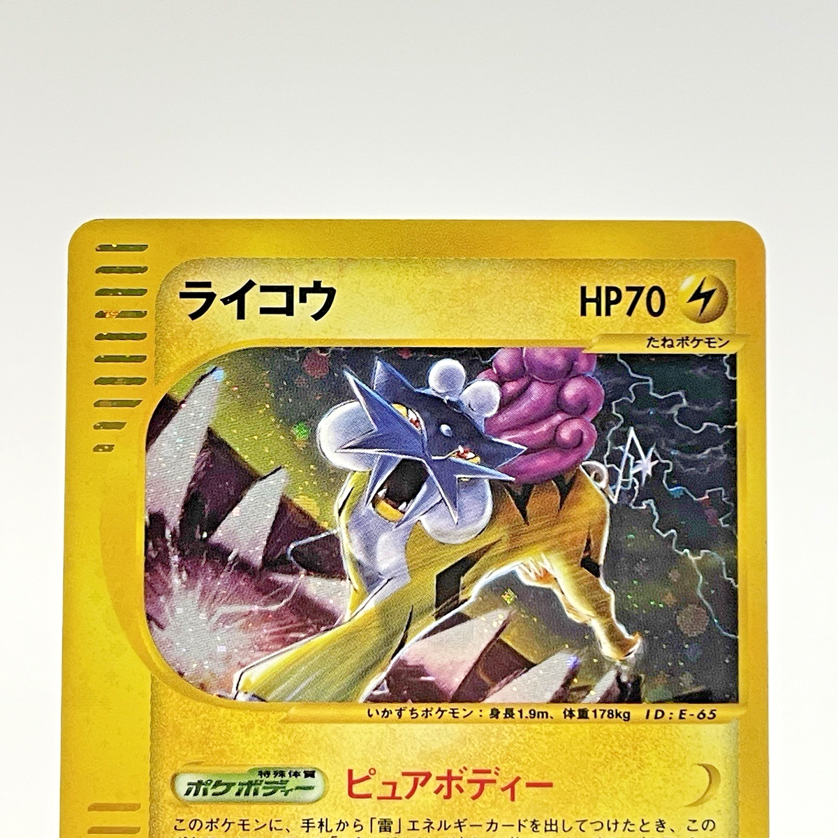 Raikou Holo Rare 039/088 – Split Earth – Raikou Holo 039/088 e-Series Split Earth Unlimited Japanese