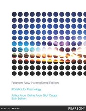 STATISTICS FOR PSYCHOLOGY: PEARSON NEW INTERNATIONAL By Arthur Aron *BRAND NEW*