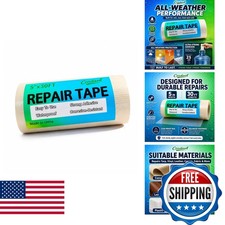 Cosdam Clear Heavy - Duty Waterproof Vinyl Repair Tape 30ft x 5" Fabric Boat
