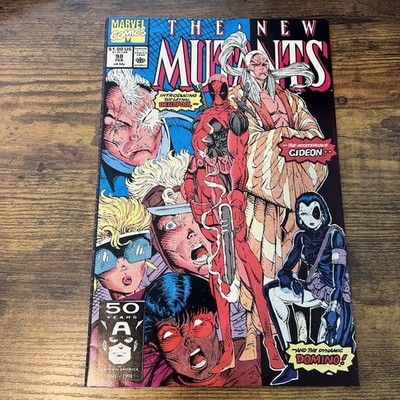 Marvel the New Mutants #98 (1991) First Deadpool Appearance