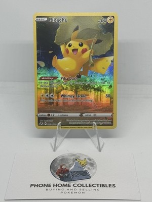 Pikachu GG30/GG70 Ultra Rare Pokemon Crown Zenith: Galarian Gallery