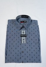 NWT J. Ferrar Men  s Slim Fit Stretch Dress Shirt Size M 15-15.5, 34/35 Long Sl