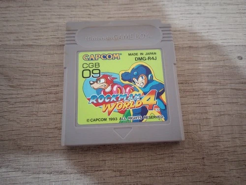 Rockman World 4 (Nintendo Gameboy) Megaman IV GB authentic cart only, US seller