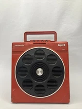 SounDesign 4035b Vintage Portable 8 Track Player Red Untested