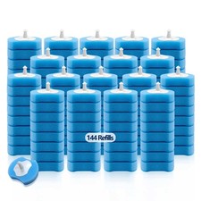 144 Count Disposable Toilet Brush Refills with Most Wands, Toilet Bowl Wand R...