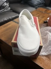Vans Slip On True White Size 10.5 Men