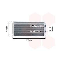 Van Wezel WÄRmetauscher HeizungskÜHler Passend FüR CitroËN Berlingo C4 C5 C6