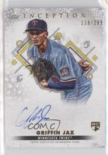 2022 Topps Inception Base Rookie and Emerging Stars 236/299 Griffin Jax Auto ni4