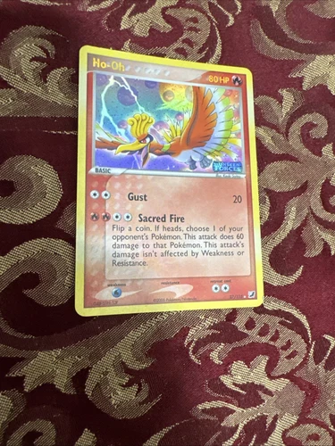 Pokémon TCG Ho-Oh EX Unseen Forces Gold Star 27/115