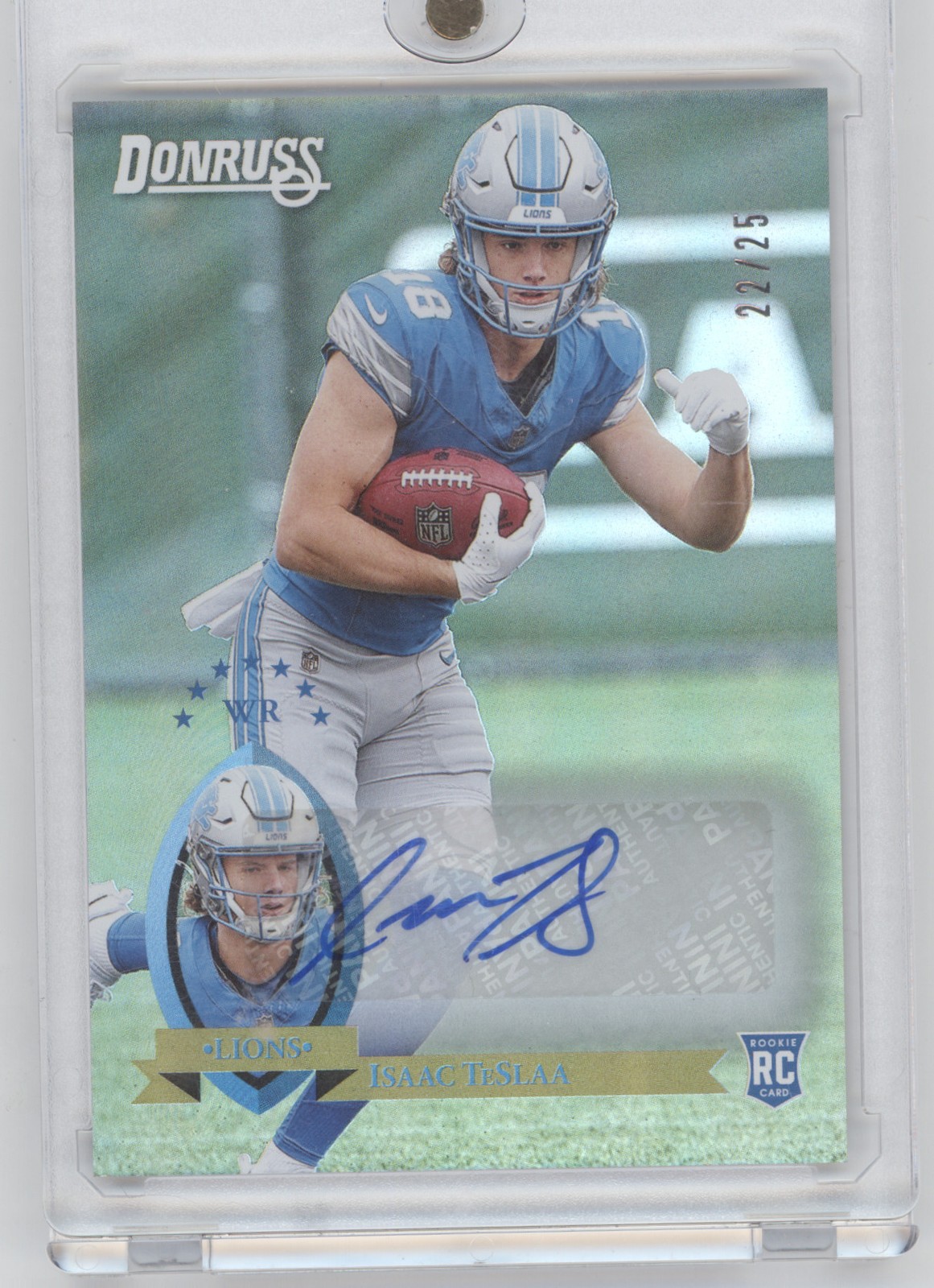 2025 Donruss #12 Isaac TeSlaa Retro 1995 Autographs #/25