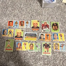 Topps NFL 1957 15-Card Lot Steelers 49ers Giants Packers Browns Ray Mathews