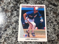Larry Walker Rookie Cards Checklist and Autographed Memorabilia Guide 26