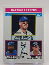 2025 Topps Heritage - League Leaders Judge, Guerrero Jr. Witt Jr. #192 Chrome
