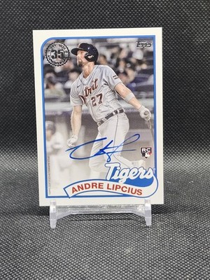2484K 2024 Topps Update Series 1989 Topps Baseball Auto Andre Lipcius #89BA2-AL
