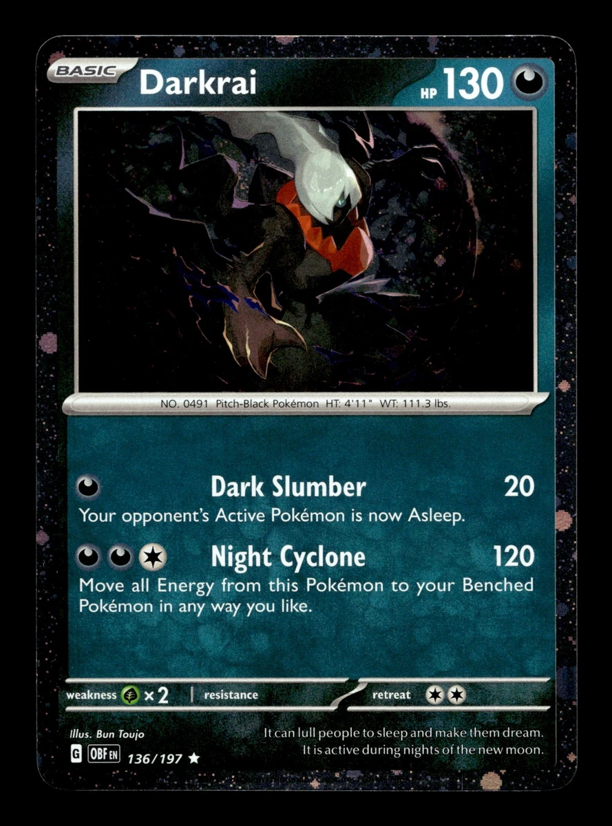 Pokemon Card Darkrai for sale | eBay