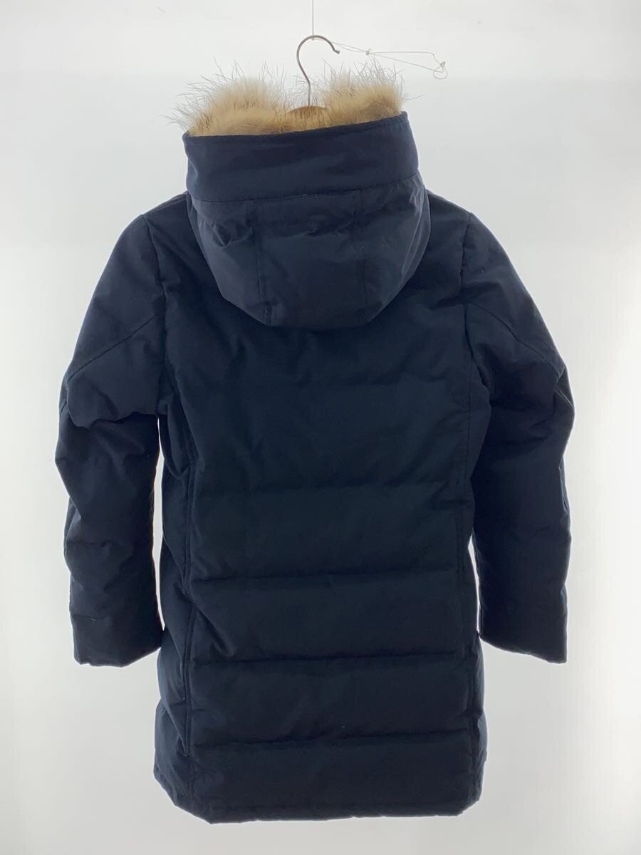 DANTON Long Down Jacket, Size 34, Polyester, Blac… - image 2