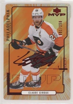 2020-21 MVP 20th Anniversary Colors & Contours Gold 1/250 Claude Giroux #29 0fb9