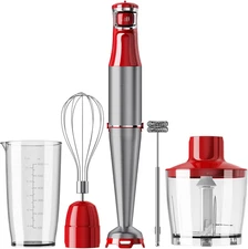 Immersion Blender Handheld Corded Hand Blenders Set 1100W, Trigger Variable Spee