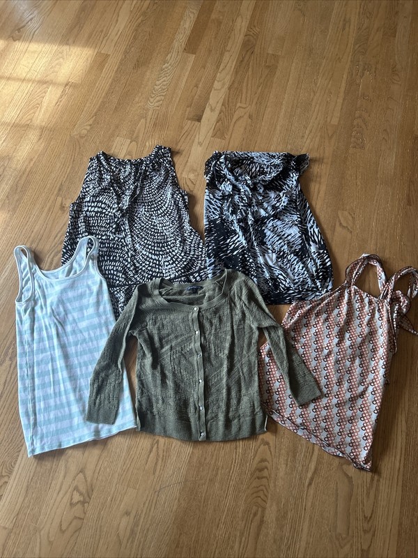 Women's Summer Lot Shirts Tops Size Medium American Eagle, The Limited +