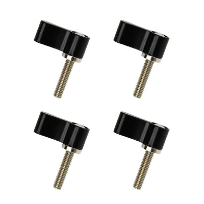Adjustable 4pcs Thumb Lever Screw, M4*17mm & M6*17mm Sizes (Red or Black)