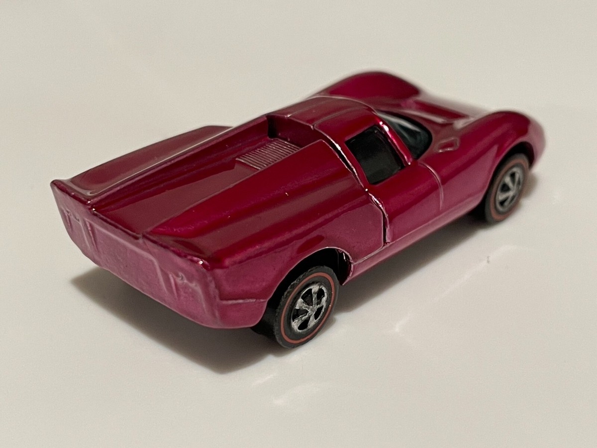 Vintage Hot Wheels Redline Lola GT 70 (RARE US CREAMY PINK