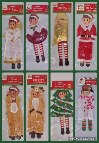 Elf Doll Elves Behaving Badly Costume Clothes accessories outfits Christmas Xmas - Picture 7 of 11