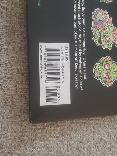 ZOMBIES Stickerbomb Laurence King- 12 LARGE Vinyl Stickers Scratch/Splash Proof - Picture 11 of 11
