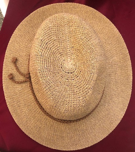 San Diego Hat Company Unisex Fedora with Double Braid Leather Band One Size - Picture 3 of 8