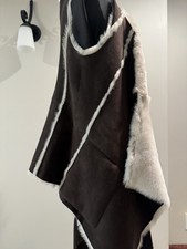 Giorgio Rotti Women’s Shearling Best Open Flaps Size Eu 40