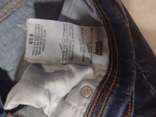 Levi's 505 Red Tab Women's Straight Leg Blue Jeans Tag Size 6S (Actual 30x30) - Picture 8 of 10