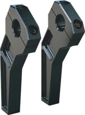 Todd's Cycle 1" Clamping Pullback Riser 6" Rise Black TD-R12-06B