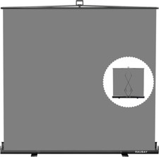   Wider Style   78.7 X 82.7In Large Collapsible Gray Backdrop Screen Portable Ret