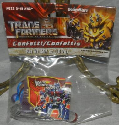 New Designware Transformers Revenge of Fallen Confetti or Table Scatter