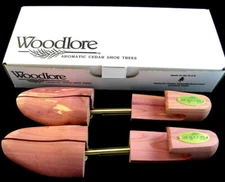 Woodlore Men's Combination Cedar Split-toe Shoe Trees Made in USA