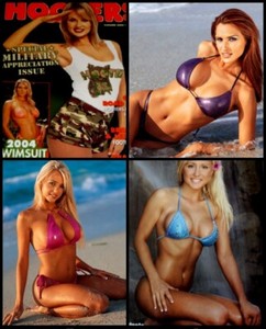 6 Vtg 2004 Hooters Army Uniform Military Appreciation Magazine Swimsuit Bikini  