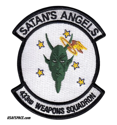 USAF 433rd WEAPONS SQ -433 WPS- SATAN'S ANGELS -Nellis AFB